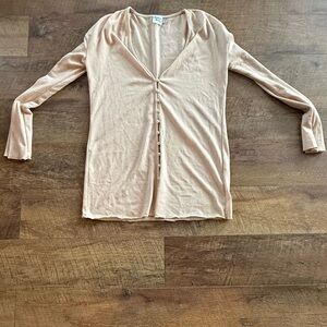 Princess Polly Tan Button-Down Shirt
